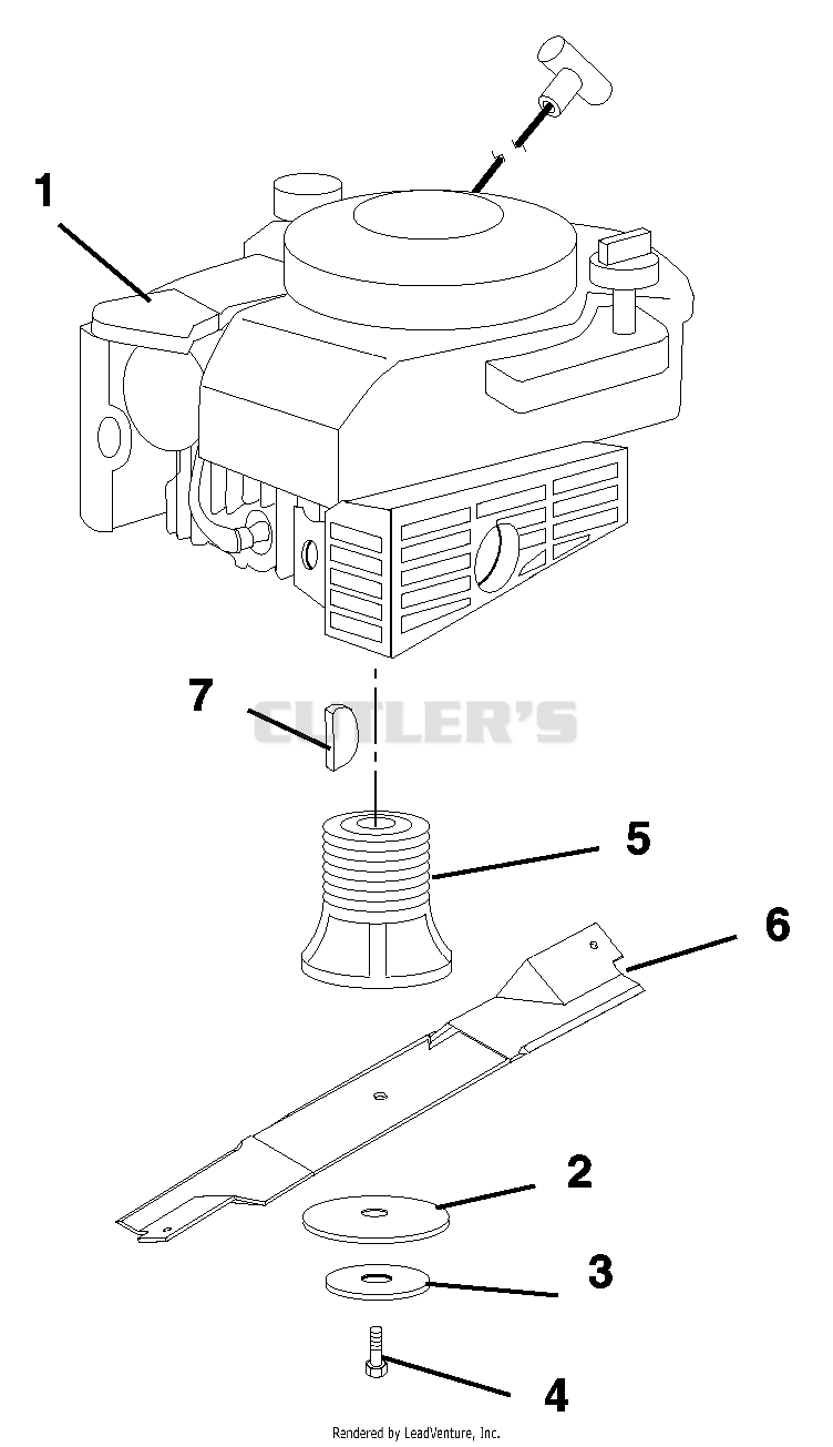 Engine, Blade And Belt