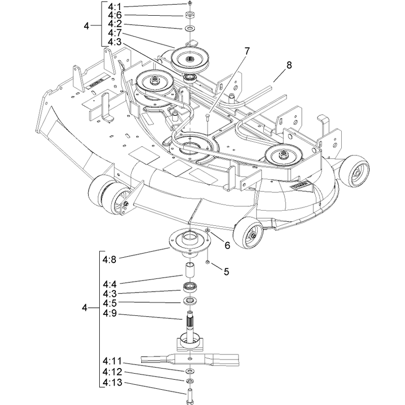 Deck Spindle Assembly