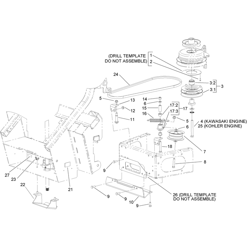 Fan Drive Idler Assembly