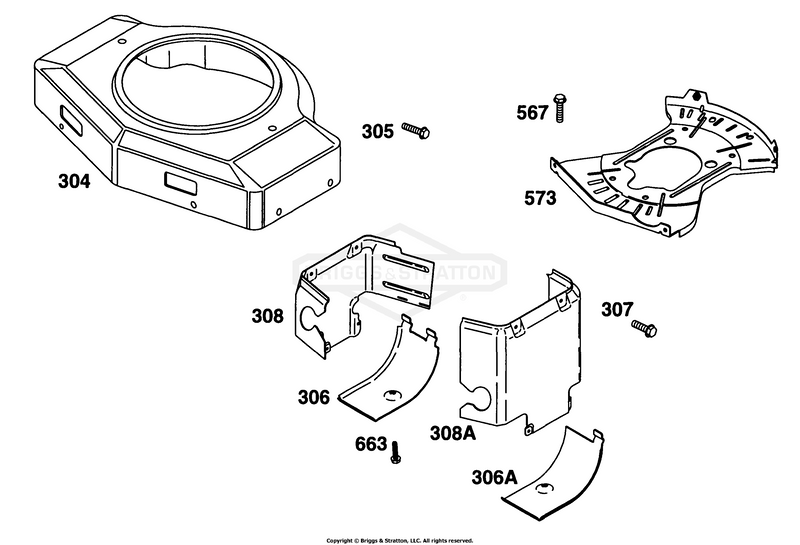 Blower Hsg. Air Guides