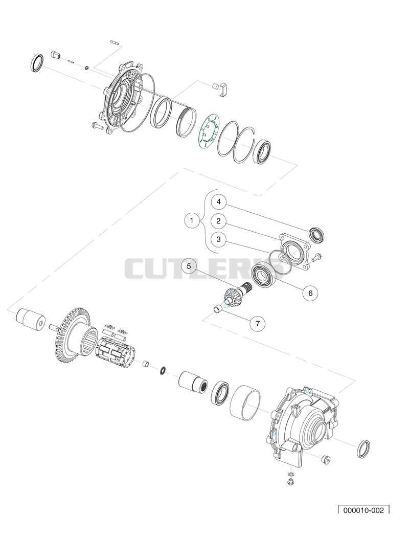 Front Differential (Input Components)