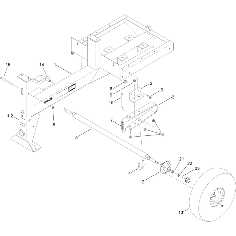 Frame and Axle Assembly