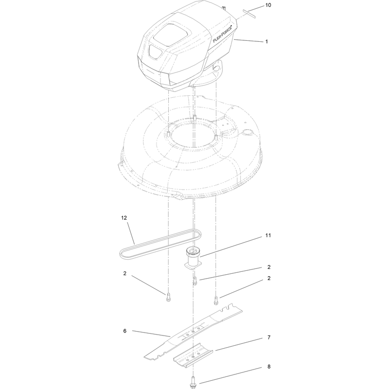 Motor and Blade Assembly