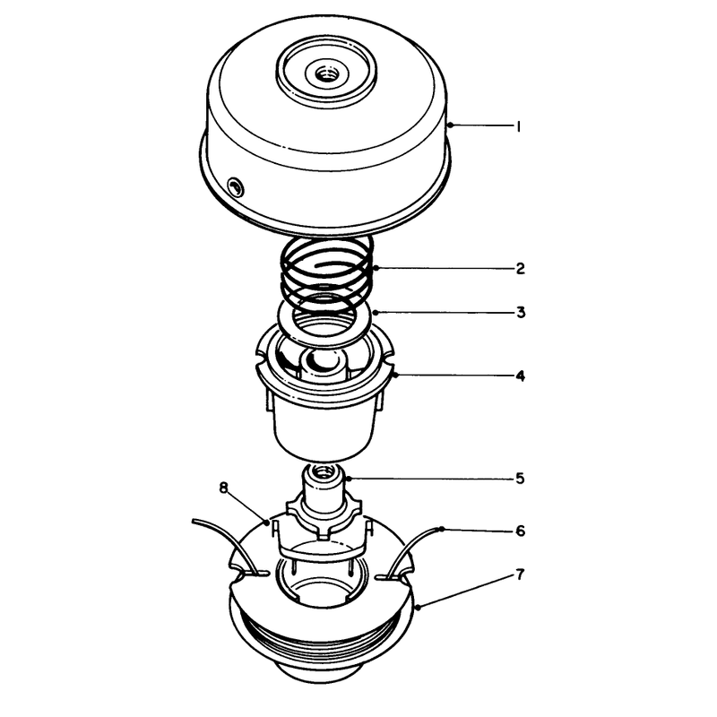 Dual Line Tap & Trim Head No. 46-2800 (optional)