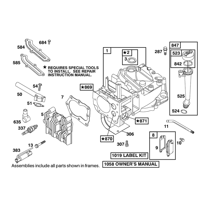 Engine Briggs and Stratton Model 12h802-1776-B1