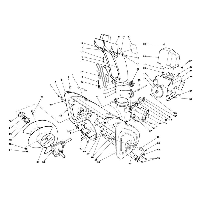Housing & Chute Assembly