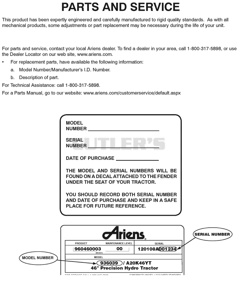 Parts And Service