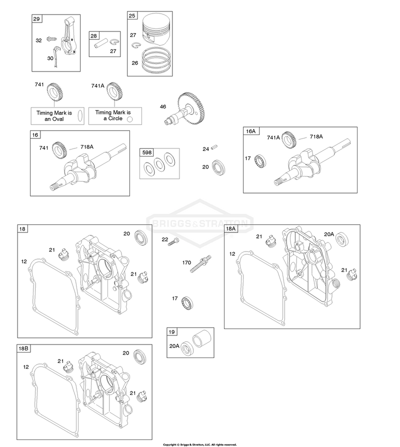 Camshaft, Crankcase Cover/Sump, Crankshaft, Piston/Rings/Connecting Rod