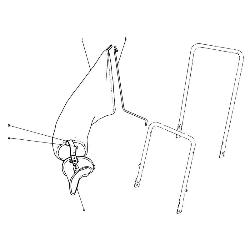 Grass Bagging Kit No 38-0050 Optional