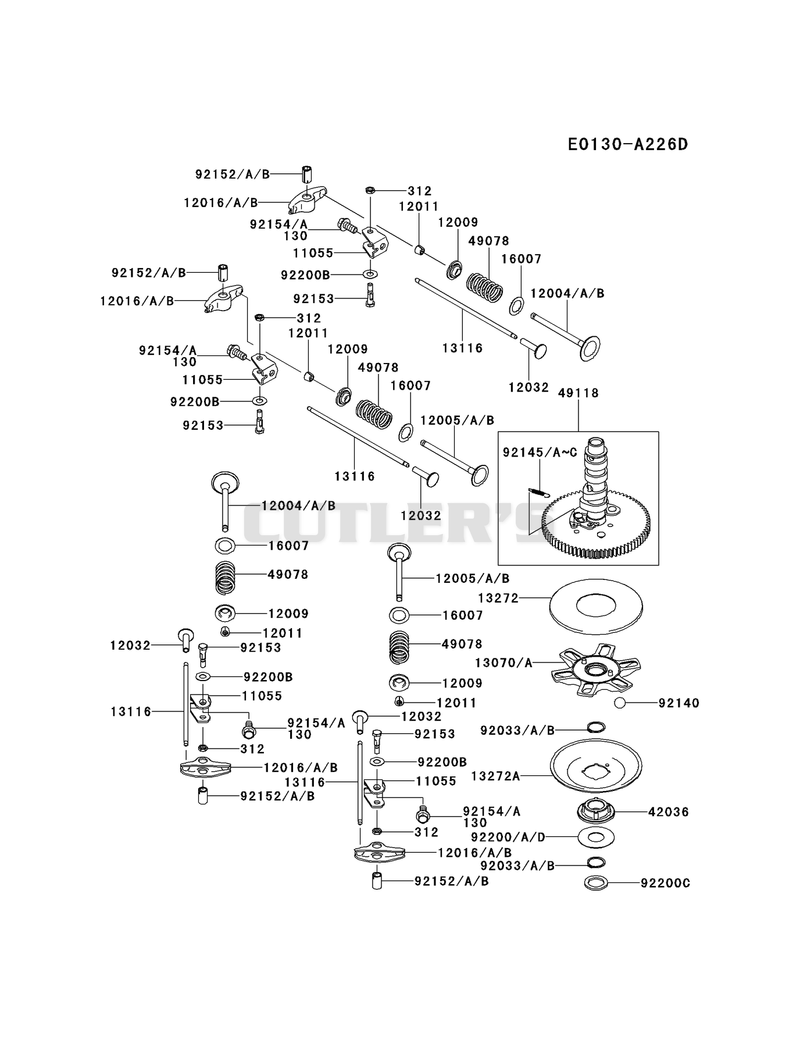 VALVE/CAMSHAFT