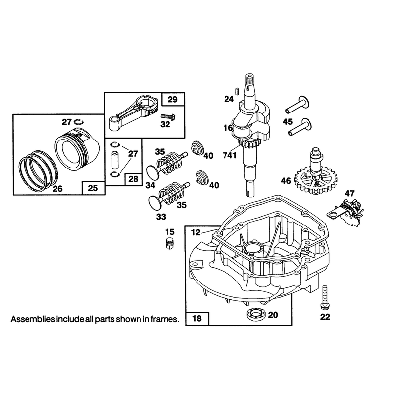 Engine Briggs and Stratton Model 124702-3115-01