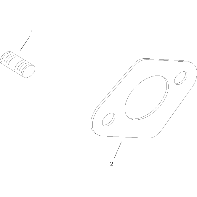 Exhaust and Gasket Assembly Kohler SV540-0019