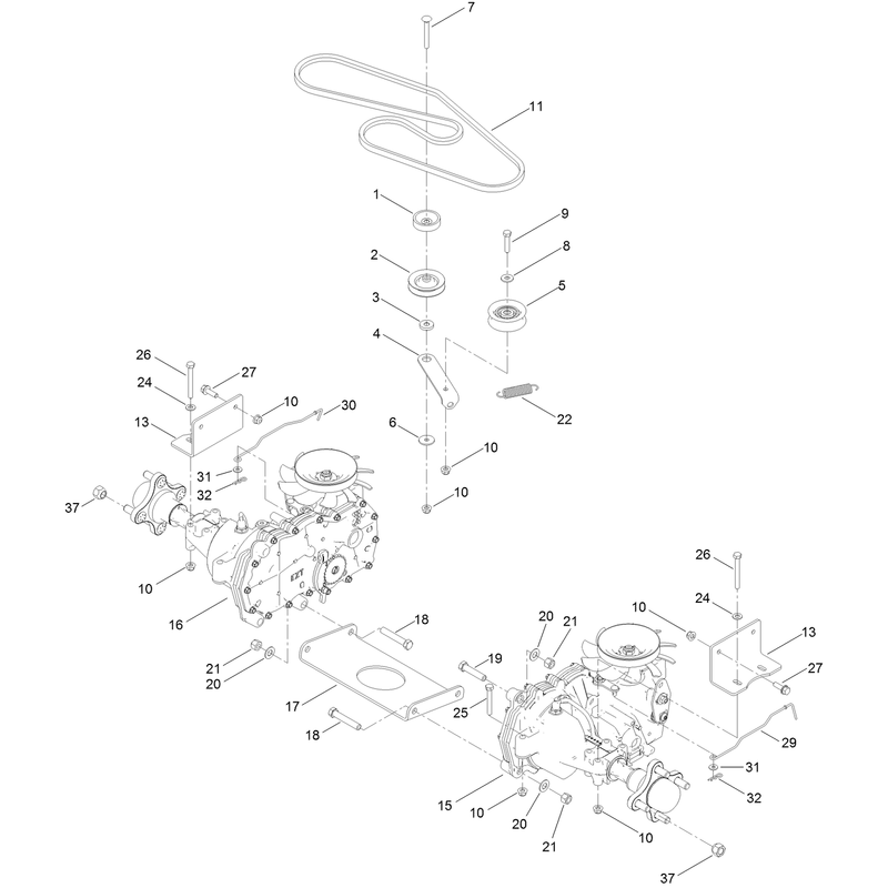 Hydro Transaxle Drive Assembly