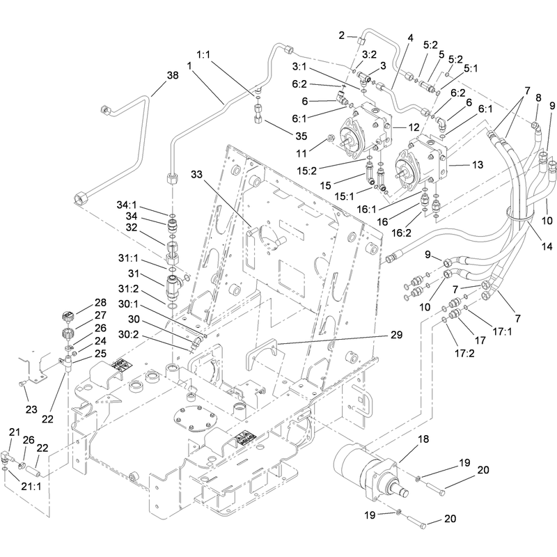 Traction Hydraulic Assembly
