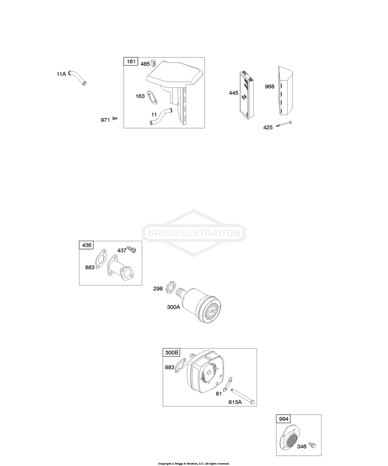 Air Cleaner, Muffler