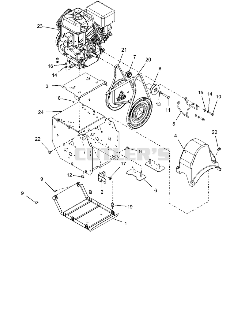 Engine And Frame