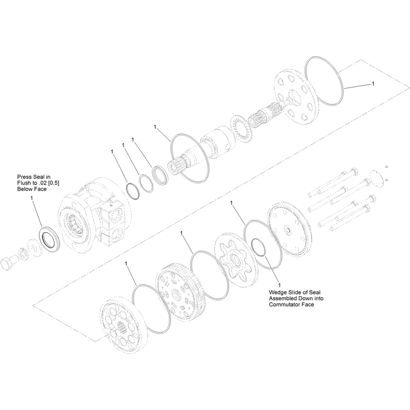 Hydraulic Motor Assembly No 117-6306