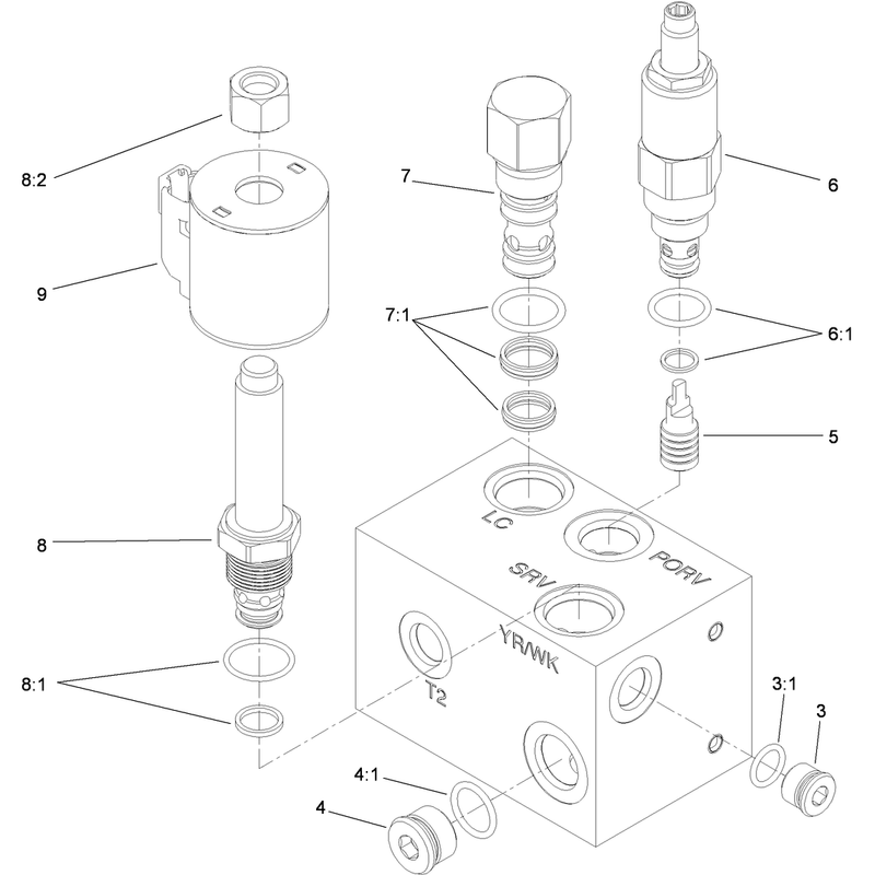 Cutter Wheel Valve Assembly No. 119-4586