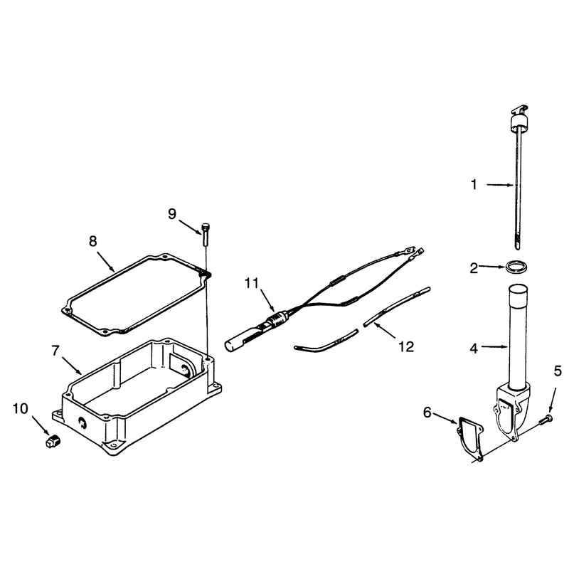 Oil Pan and Dipstick