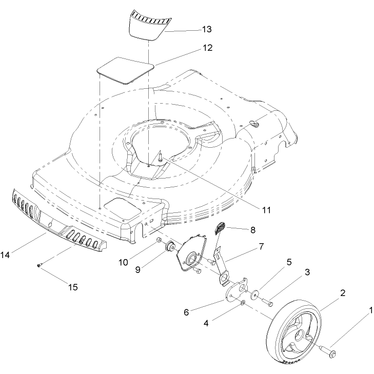 Height of Cut Wheel Assembly