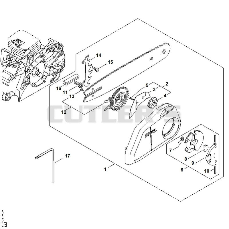 Quick chain tensioner