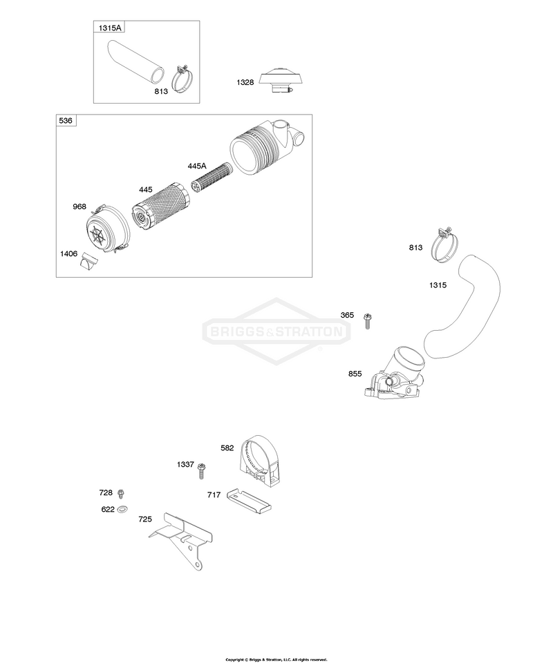 Air Cleaner, Air Cleaner Hoses