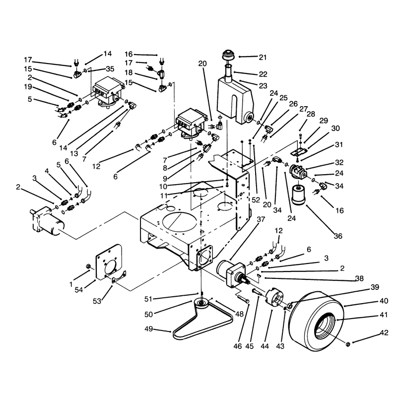Wheel Assembly and Hydraulic Components