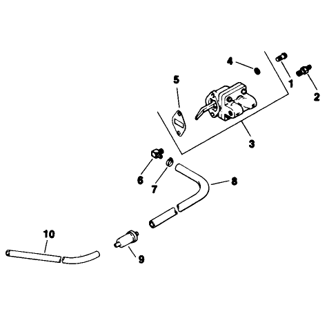 Fuel Pump Engine Kohler Model No Mv16s Type 56511