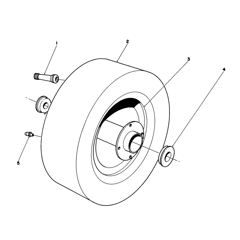 Rear Tire & Wheel Assembly