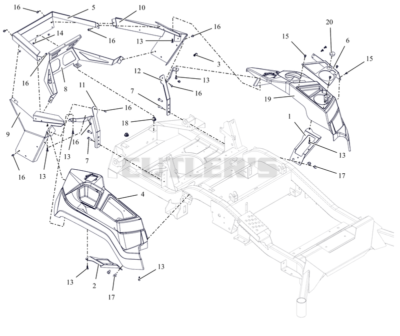 Engine Guard and Fenders - Zenith