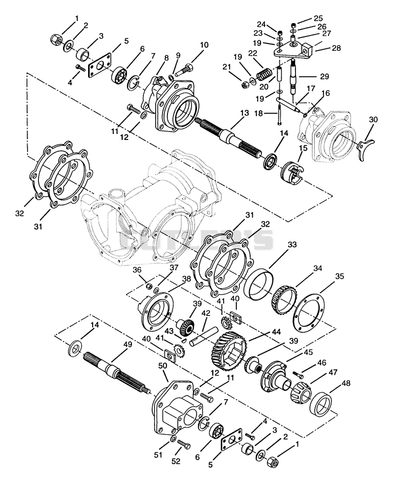 LOCKING DIFFERENTIAL - 2 SPEED