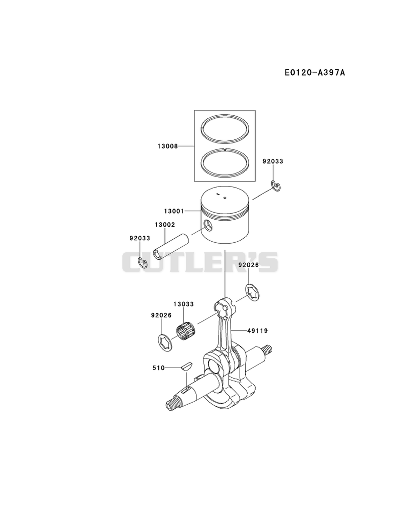 PISTON/CRANKSHAFT