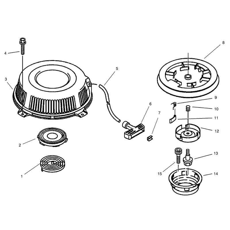 Starter Assembly Kawasaki Model FB460V-LS08