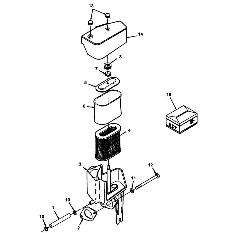 12.5hp Engine Air Cleaner Assembly