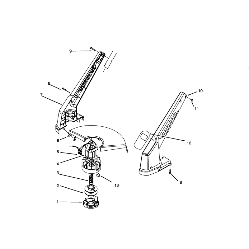 Motor and Housing Assembly