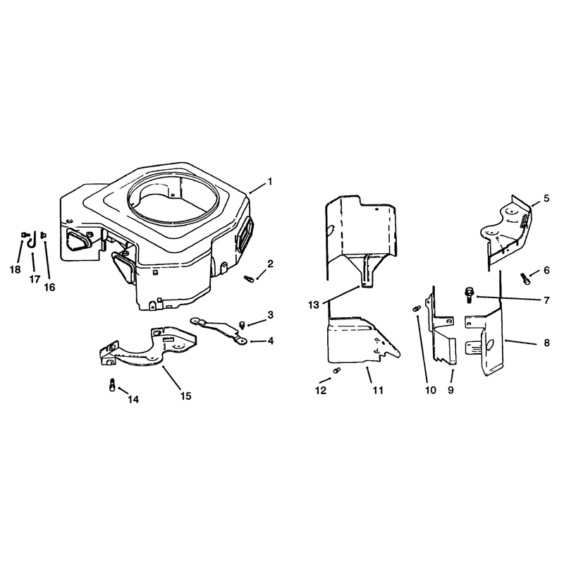 Blower Housing and Baffles
