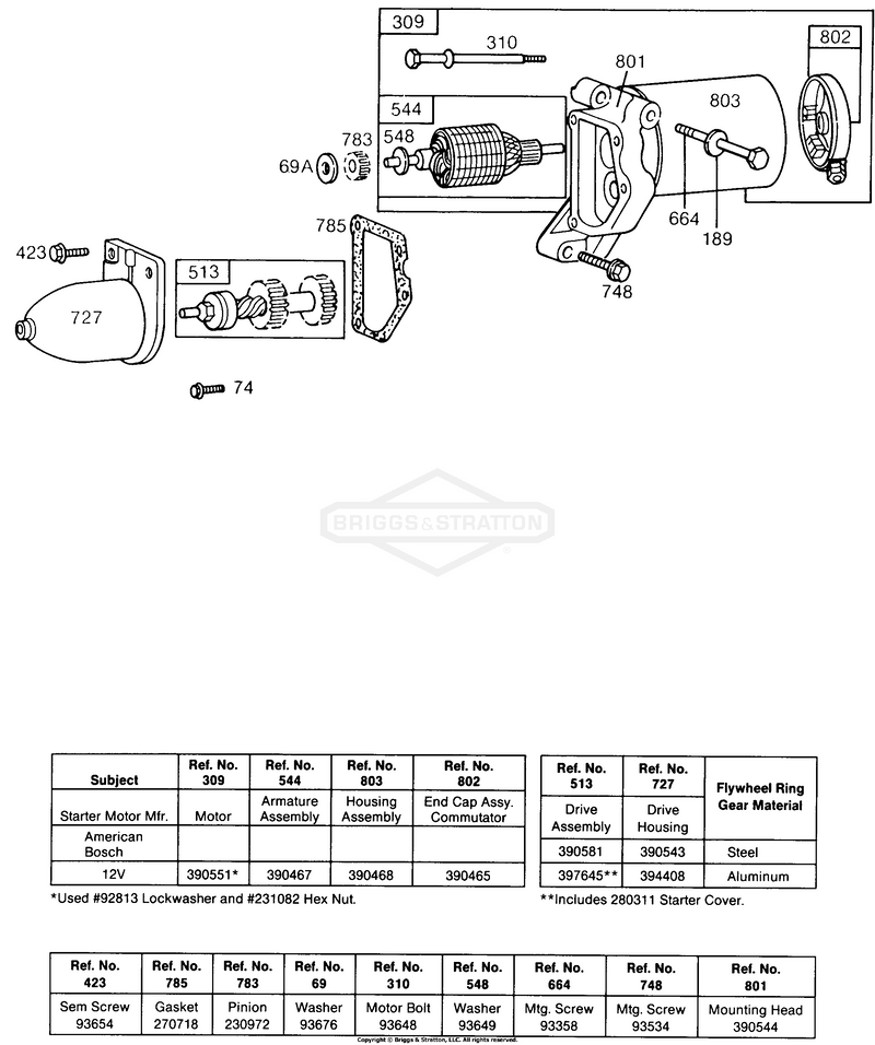 Electric Starter