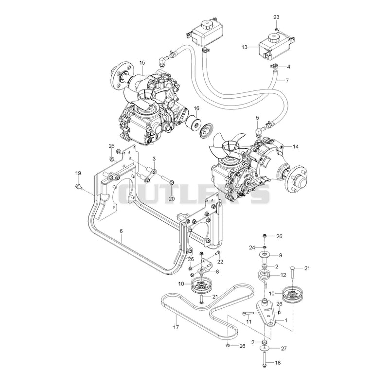 HYDRAULIC PUMP - MOTOR