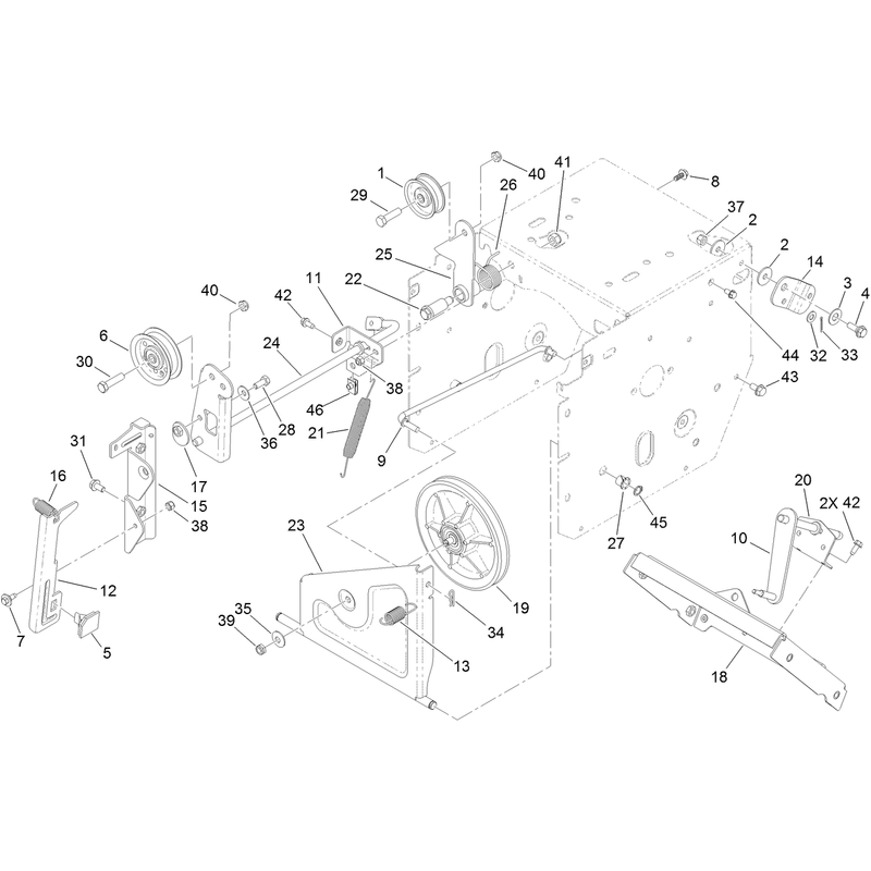 Idler and Linkage Assembly