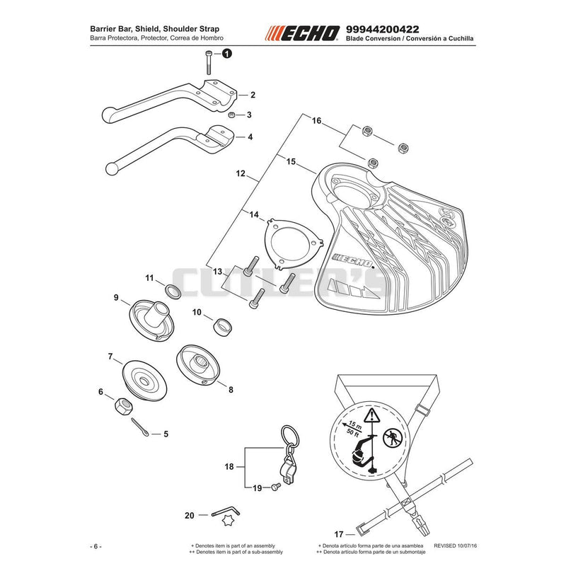 Barrier Bar, Shield, Shoulder Strap