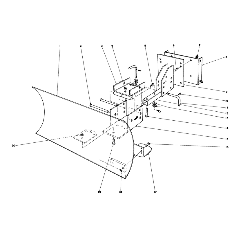 Grader Blade Assembly Model 59051