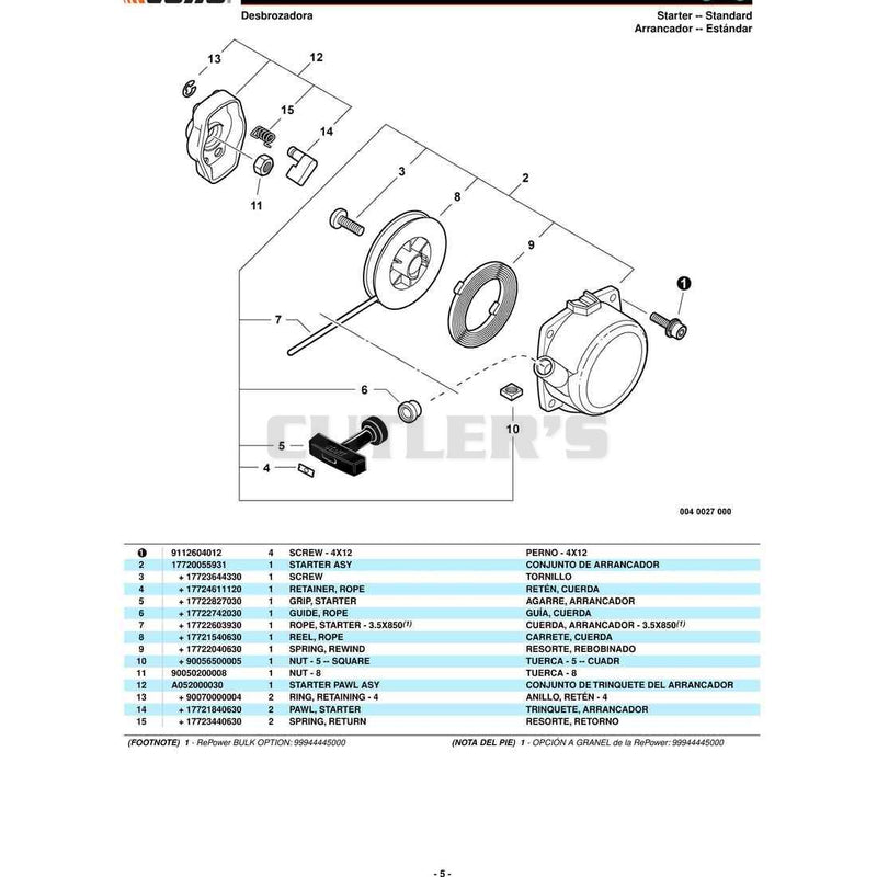 Carcasa del Ventilador, Embrague -- MODELOS GRISES