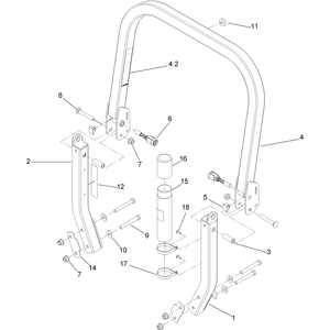 Roll Over Protection System Assembly No 116-0232