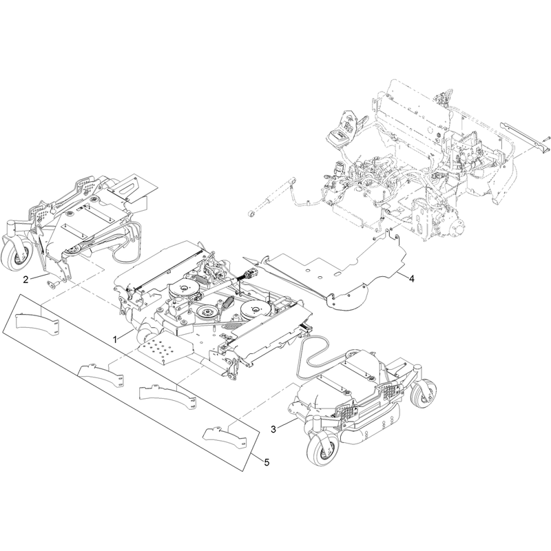 Deck Discharge Tunnel and Mulch Kit Assembly
