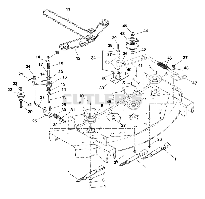 Belts, Idlers, And Blades