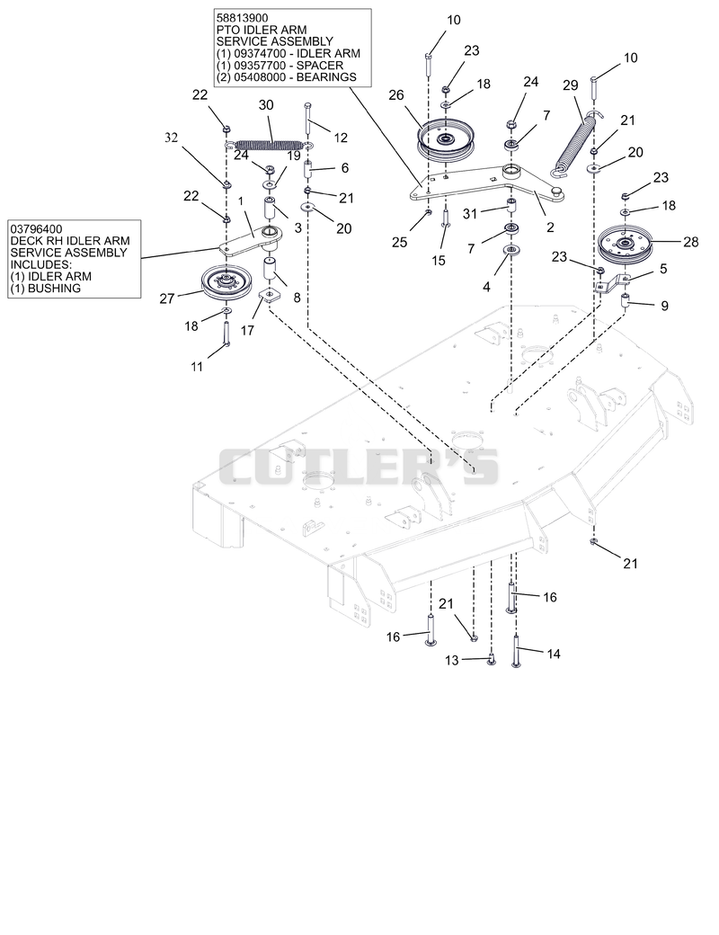Idlers and Sheaves - 48"