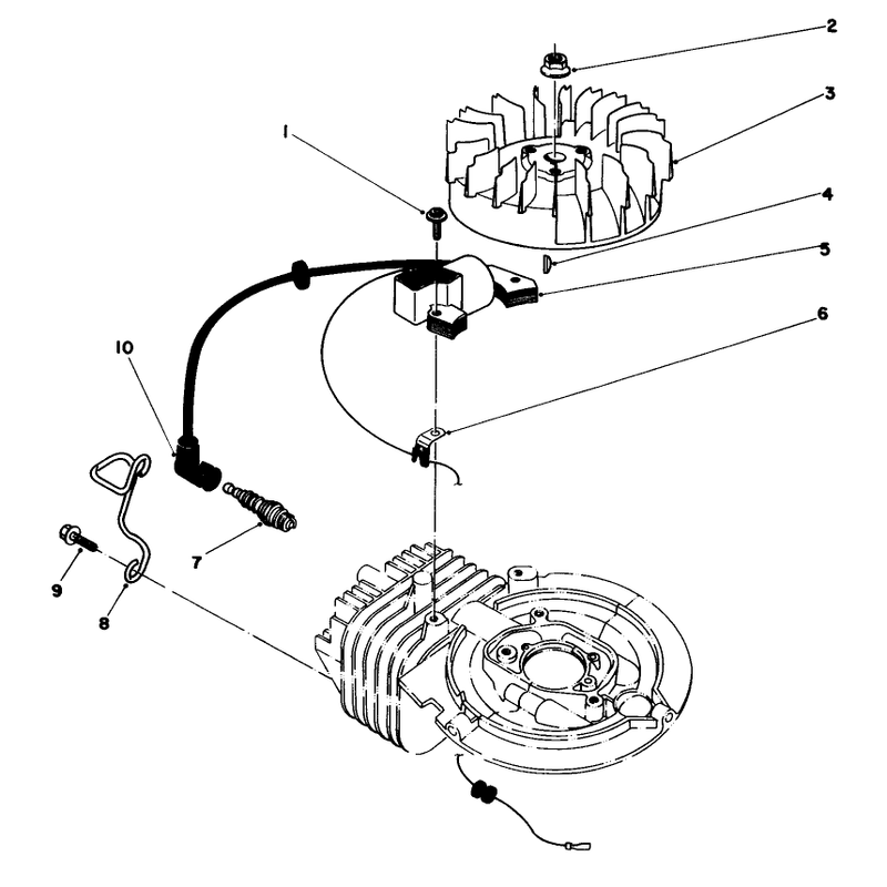 Flywheel and Magneto Assembly