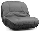 Husqvarna 588208701 Lawn Tractor Seat Cover, Fits Up To 15 Inch High Seats, Durable, Water-Resistant Riding Lawn Mower Accessories, Orange/Grey