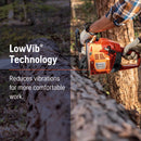 Husqvarna 970613954 460 Rancher Gas Chainsaw, 60.3-cc 3.6-HP, 2-Cycle X-Torq Engine, 24 Inch Chainsaw with Automatic Adjustable Oil Pump, For Wood Cutting, Tree Trimming and Land Clearing