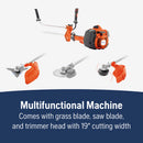 Husqvarna 967637905 545FR 45-cc 2-cycle 19.3-in Straight Shaft Gas Brushcutter